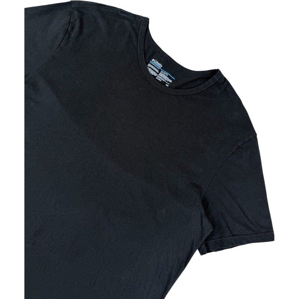 Columbia Sportswear Cotton Stretch Crew Neck T-Shirt Black Men's XL